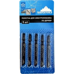 Полотно по дереву 5 шт для электролобзика vertextools T119B