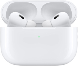 Наушники Apple AirPods Pro 2 2023 A3047/A3048/A2968, Bluetooth, внутриканальные, белый [mtjv3hn/a]