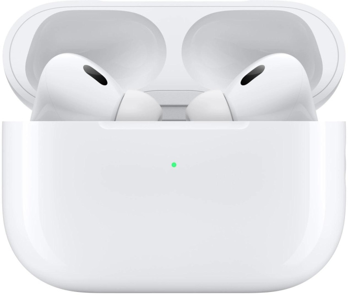 Наушники Apple AirPods Pro 2 2023 A3047/A3048/A2968, Bluetooth, внутриканальные, белый [mtjv3hn/a]
