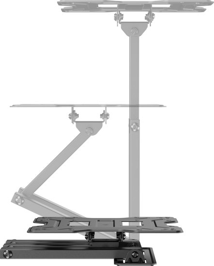 Кронштейн roome LDA41-223-R (для телевизоров, диагональ экрана: 23"-43", настенный, максимальная нагрузка: 30 кг, угол наклона: +5/-10 °, угол поворота: +90/-90 °, VESA: 100x100, 100x200, 200x100, 200x200)
