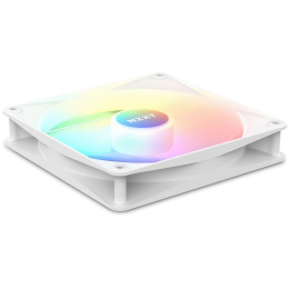 Кулер для корпуса ПК/ Case Cooler NZXT F120 RGB Core 120x120x25mm, 4-pin PWM, RGB, 78.86CFM, 33.88dBA, 1800RPM, White RF-C12SF-W1