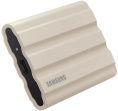 2ТБ Внешний диск SSD Samsung T7 Shield, USB-C, запись - 1000МБ/с, чтение - 1050МБ/с, бежевый [mu-pe2t0k/ww]