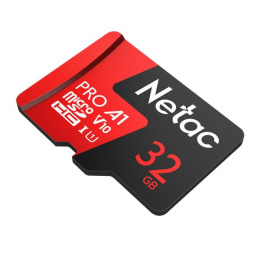 Карта памяти microSDHC UHS-I U1 NETAC P500 Extreme Pro 32 ГБ, 90 МБ/с, Class 10, NT02P500PRO-032G-S, 1 шт., без адаптера
