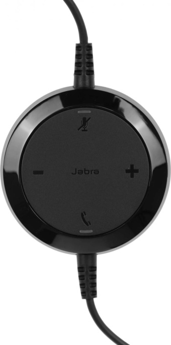 Гарнитура Jabra Evolve 20 UC Duo, для контактных центров, накладные, проводные, черный [4999-829-209]