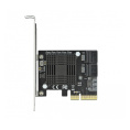ORIENT J585S5, Контроллер PCI-Ex4 v3.0, SATA3.0 6Gb/s, 5-port int, JMicron JMB585 chipset, oem