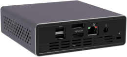 Неттоп DIGMA PRO Minimax U1, Intel Core i3 1220P, DDR4 16ГБ, 512ГБ SSD , Intel UHD Graphics, Windows 11 Pro, темно-серый и черный [dpp3-adxw01]