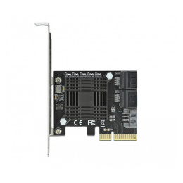 ORIENT J585S5, Контроллер PCI-Ex4 v3.0, SATA3.0 6Gb/s, 5-port int, JMicron JMB585 chipset, oem