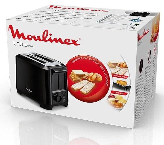Тостер Moulinex Uno LT140811,  черный [8010000210]