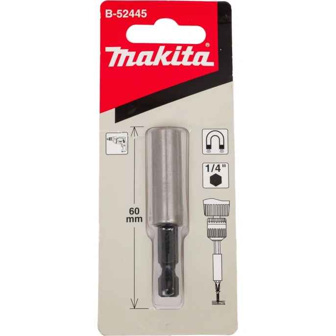 Держатель насадок магнитный (60 мм; 1/4) Makita B-52445
