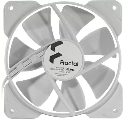 Вентилятор Fractal Design FD-F-AS1-1202 Aspect 12 White (3пин 120x120x25mm 18.3дБ 1200об/мин)