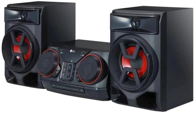 Минисистема LG CK43N черный 300Вт FM USB BT CK43N.DRUSLLK