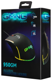 Мышь проводная GMNG 950GM, игровая, оптическая, USB, 7200dpi, черный [1533300]