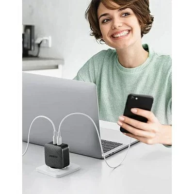 Зарядное утройство AC Adapter UGREEN CD216 2 USB-C 66W PD Charger