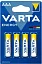 Батарея Varta Longlife power HIGH ENERGY Alkaline LR03 AAA (4шт) блистер