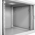 Шкаф телекоммуникационный 19" настенный 9U ExeGate EC-WM-9U.600.G.GREY (19”, 9U, 600x600x500mm (ШхГхВ), передняя дверь закаленное стекло, съемные боковые панели, пыле- и влагозащита IP23, светло-серый RAL 7035) EX298602RUS