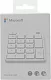 Клавиатура Microsoft Bluetooth Number pad Monza, Grey
