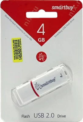 Накопитель SmartBuy Crown SB4GBCRW-W USB2.0 Flash Drive 4Gb (RTL)