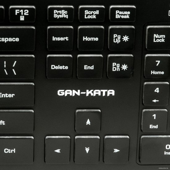 Dialog Gan-Kata Клавиатура KGK-17U BLACK - игровая с RGB-подсветкой, USB, черная