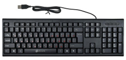 Клавиатура Oklick 120M, проводная, USB, мембранная, черный [1083044]