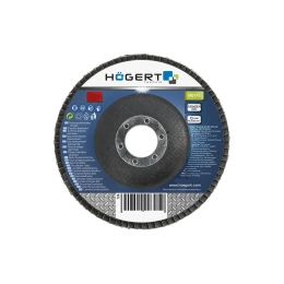 Круг шлифовальный лепестковый 125x22.4 мм; G80 HOEGERT TECHNIK HT8D053