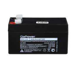 Аккумулятор свинцово-кислотный GoPower LA-1212 12V 1.2Ah 1/20 00-00015319