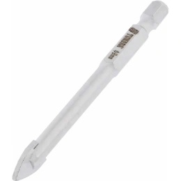 Сверло по керамике твердосплавное (8 мм; шестигранный хвостовик) ТУНДРА 1032517