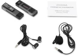 Диктофон Digma DiVoice RV50 8 Gb,  черный