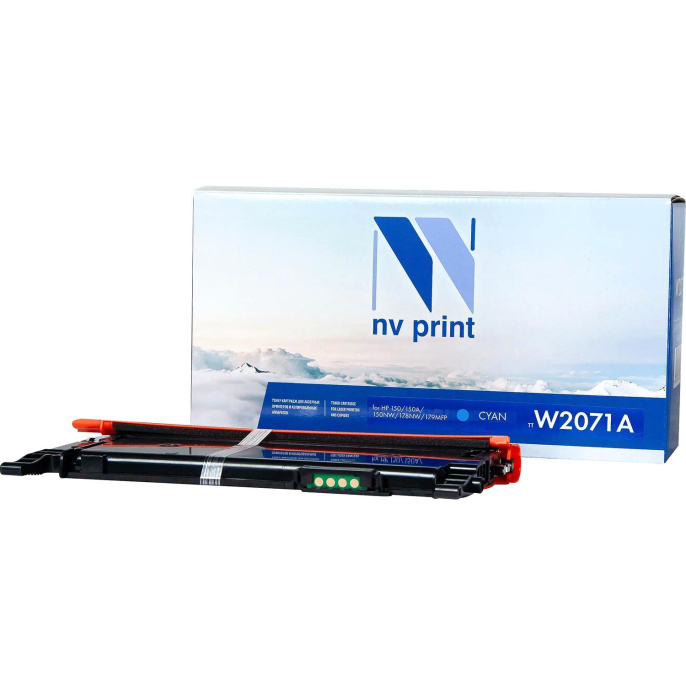Тонер-картридж NVP NV-W2071A Cyan для HP 150/150A/150NW/178NW/179MFP 700k NV-W2071AC
