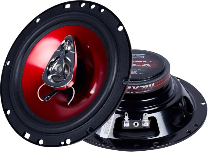 Колонки автомобильные Kicx SP 165 130Вт 90дБ 4Ом 16.5см 6 1/2дюйм ком.:2кол. коаксиальные трехполосные 2012774