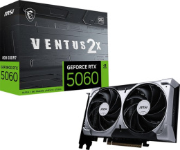 Видеокарта MSI NVIDIA GeForce RTX 5060 RTX 5060 8G VENTUS 2X OC 8ГБ Ventus 2X, GDDR7, OC, Ret