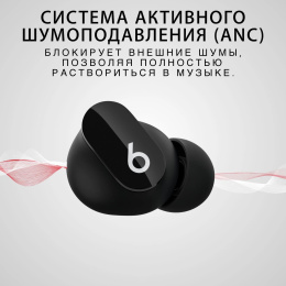 Гарнитура внутриканальные Beats Studio Buds True Wireless Noise Cancelling черный беспроводные bluetooth в ушной раковине MJ4X3EE/A