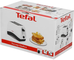 Тостер Tefal Delfini TT130130 850Вт белый