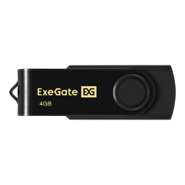 USB-флеш накопитель ExeGate Jet 4GB черный USB2.0, 480Mbps, пластик/металл EX302029RUS