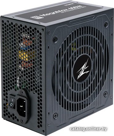 Блок питания ZALMAN 600W MegaMax V2 черный (ATX, 80+, APFC, 20+4P, 2xPCIe 6+2P, 4хMolex, 6xSATA, 120mm fan, RTL) (ZM600-TXII)