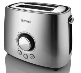 Тостер GORENJE T1000E,  серебристый/черный