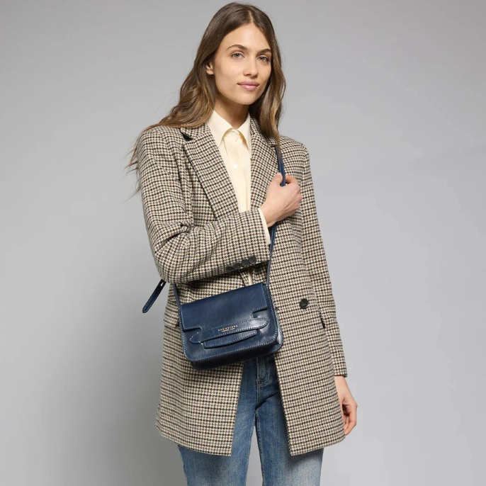 Сумка The Bridge Lucrezia, женская, кожа натуральная, темно-синий [04192001/yh]