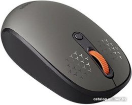 Мышь Baseus B01055503833-00 F01B B02033 Tri-Mode Wireless Mouse Frosted Gray рабочее рассточние: 20м, тихая кнопка, 800/1000/1600DPI, совместимость с Windows, Harmony OS, Apple OS, Linux, Vista