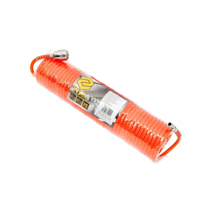 Шланг спиральный с быстросъемным соединением (10 м; 5х8 мм) VOREL 81491