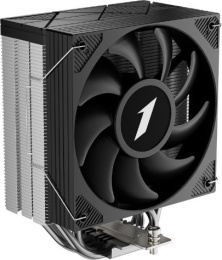 Кулер 1stPlayer CY12 Черный CY12-BK Intel LGA1851/1700/1200/115x, AMD AM5/AM4, крепление на винтах, 4 тепловые трубки 6мм , размер вентилятора: 120x120x25мм, гидравлический подшипник, 1900об/мин, 57.56CFM, 38.21dB A