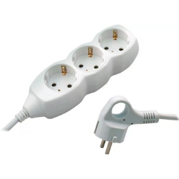 СТАРТ 4607175852715 Удлинитель 3 розетки. С/У S 3x3-Z 3p3m. С заземлением. Длина провода 3 м.