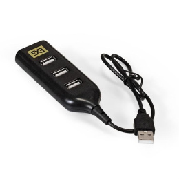 USB-Хаб концентратор 4-в-1 ExeGate DUB-42 кабель-адаптер USB2.0 -- 4xUSB2.0, Plug&Play, черный EX293976RUS