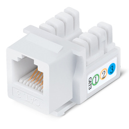 Cabeus KJ-RJ12-90 Degree Вставка Keystone Jack, RJ-12(6P6C), угол 90 градусов, 110 IDC