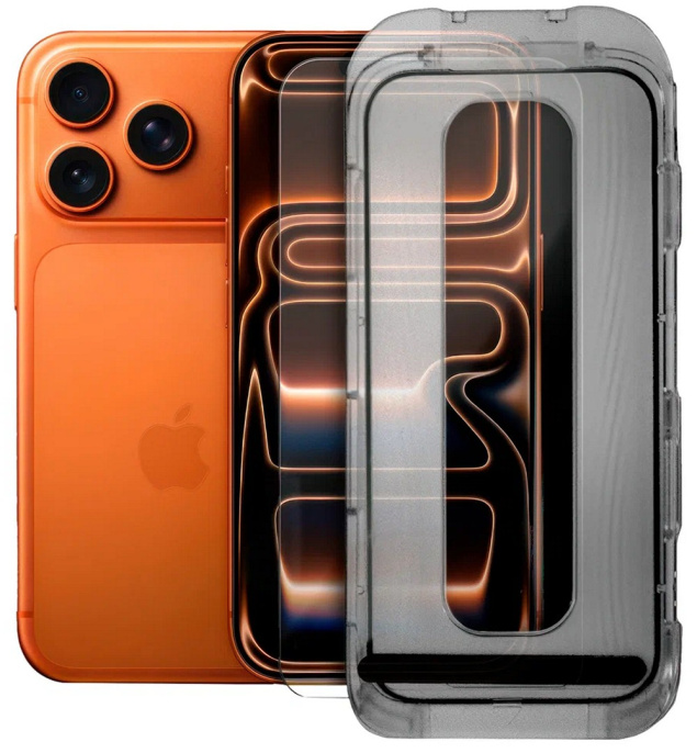 Защитное стекло Magssory GLS044 для iPhone 17 Pro антибликовое AR , с аппликатором для установки