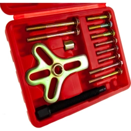 Многофункциональный съемник с болтовыми захватами в наборе, диапазон захватов 30-120 мм, 13 предметов THORVIK AHBPS13 52329