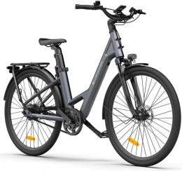 Электровелосипед ADO Electric Bicycle A28 Lite серый 28"x1,75"/500Вт/42Нм/36Вх9,6Ач/30км/ч/50км/аморт. вилка/ременной привод/IPX5/120кг