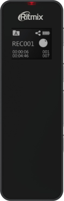 Диктофон Цифровой Ritmix RR-880 16Gb черный (21263694)