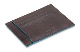 Чехол для кредитных карт Piquadro Blue Square PP2762B2R/MO коричневый натур.кожа