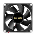 Вентилятор 12В DC ExeGate ExtraPower EP08025H2P (80x80x25 мм, Hydraulic bearing (гидродинамический), 2pin, 2800RPM, 24dBA) EX299880RUS