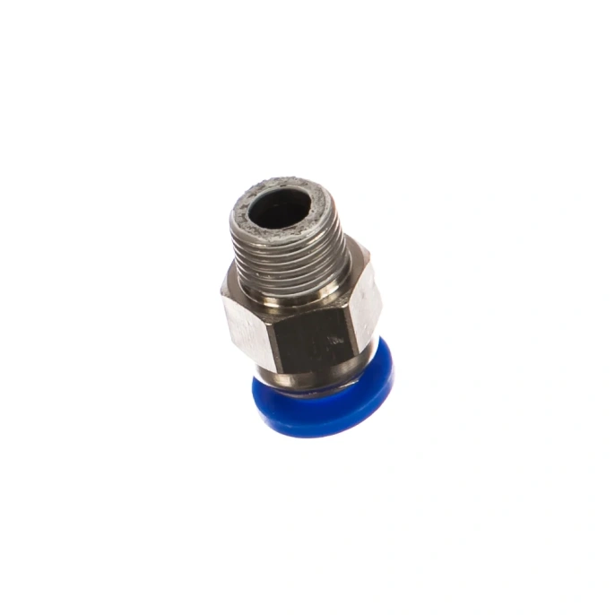 Фитинг для пластиковых трубок 6 мм с наружной резьбой 1/8" Rockforce RF-SPC06-01(2086)