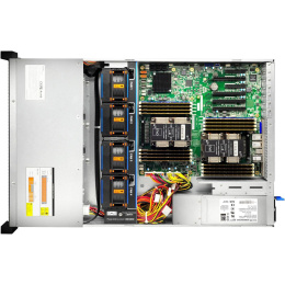 Серверный корпус/ Gooxi RMC2112-670-HS-D 2U 12bay chassis ,direct backplane rear 2*2.5"SAS/SATA 1300W 1+1 EU power cables rail kit